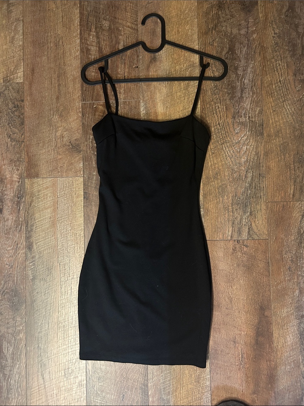 Classic Black Spaghetti Strap Dress